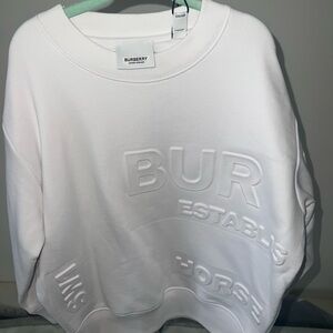 Burberry Boys white Sweater